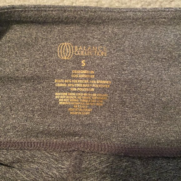 NWOT Gray Balance Collection Leggings with Pockets - Picture 3 of 6